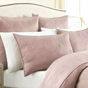 New Wamsutta Euro Sham Bliss Mauve - 2 Shams